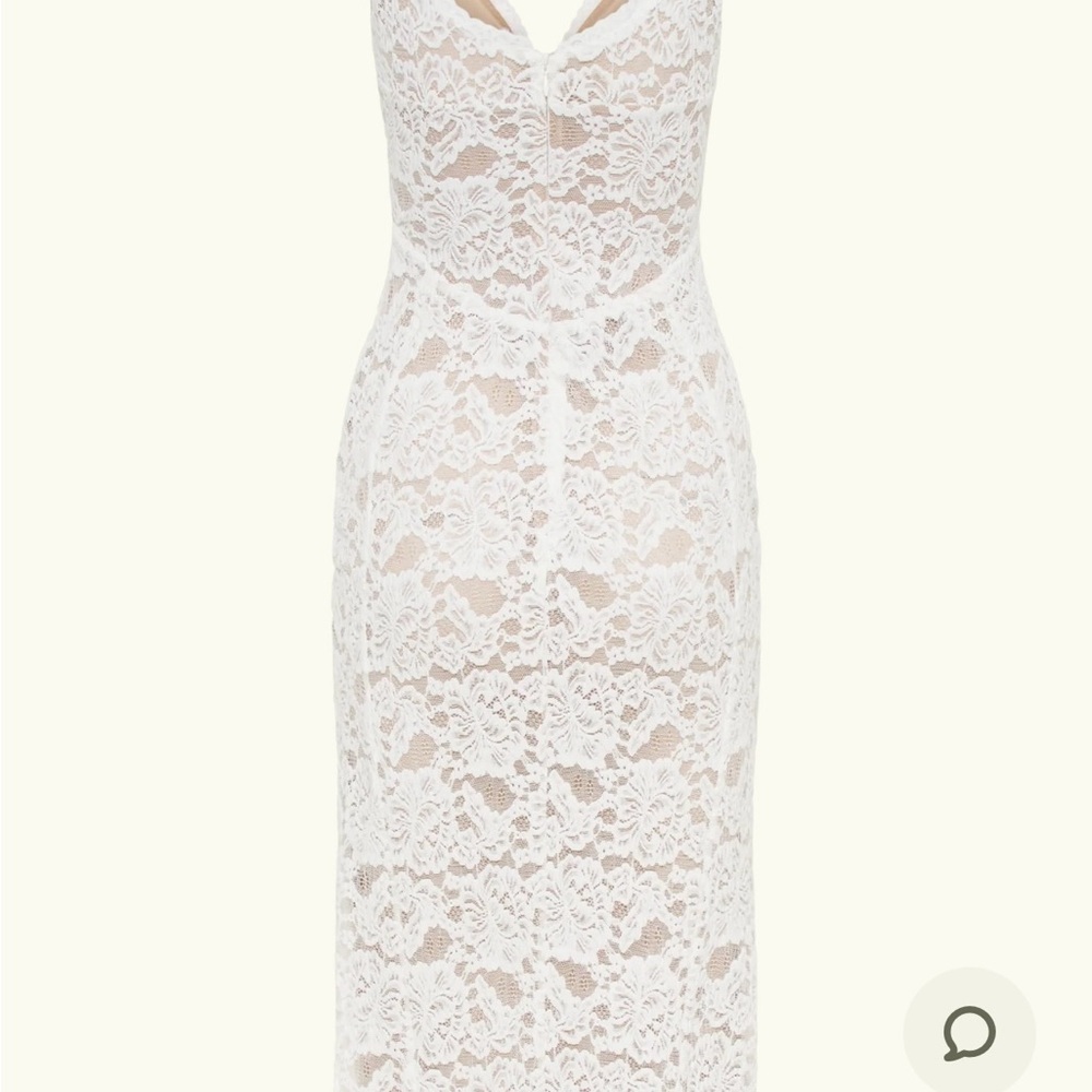 Meshki Ivory Lace Midi Dress - Picture 8 of 10